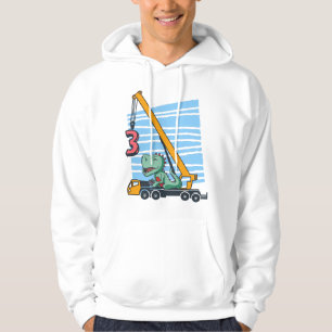 Tredje födelsedagen för 3-åriga barn B-dagen Hoodie