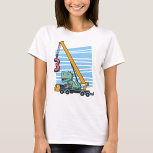 Tredje födelsedagen för 3-åriga barn B-dagen T Shirt