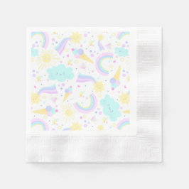 Tredje födelsedagen Pappersservett med en rolig en