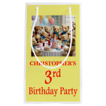 Tredje födelsedagen Party Nalle Party