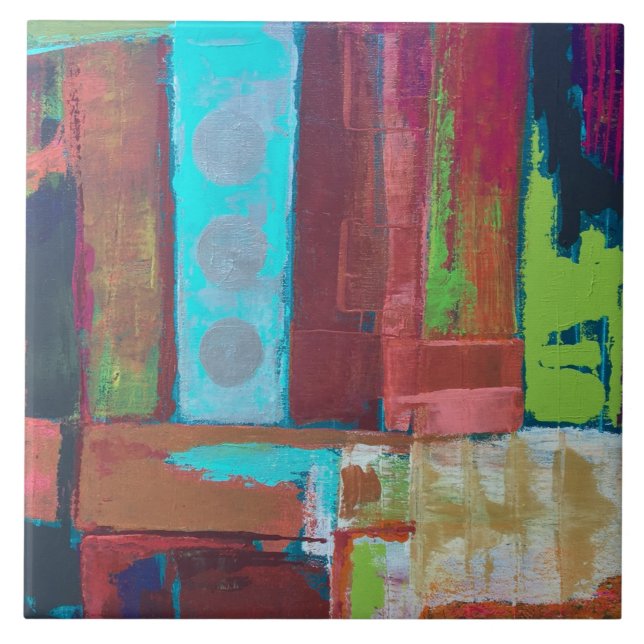 Tredje Golv 6 x 6 keramiska plattan Kakelplatta (Framsidan)