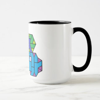 Tredje gradens hörnpunkter Geek Mugg Färg