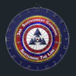 Tredje hållbarhetskommandot darttavla<br><div class="desc">Visning pridet för det tredje hållbarhetskommandot (Expeditionary)! En mycket unik designad gåva till vem som helst som tittar för den där speciella gåvan. Denna vackra och en-i-ett-liknande Dart-styrelse ger en fantastisk gåva till alla som tjänstgör eller har tjänstgjort i den tredje hållbarhetskommandot (Expeditionary). Den tredje hållbarhetskommandot (Expeditionary) är en kritisk...</div>