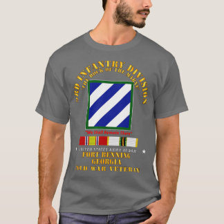 Tredje ID Fort Benning GA med ColdSVC T Shirt