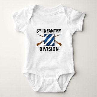 Tredje infanteridivisionen - korsade gevär t-shirt