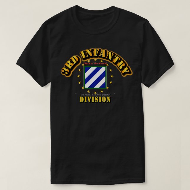 Tredje infanteridivisionen Sten vid Marne T Shirt (Design framsida)