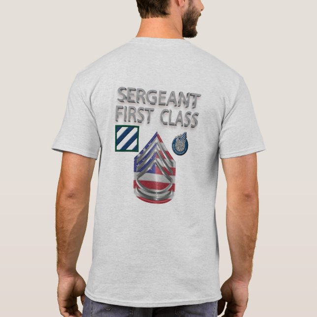 Tredje infanteridivisionens första klass t shirt (Baksida)