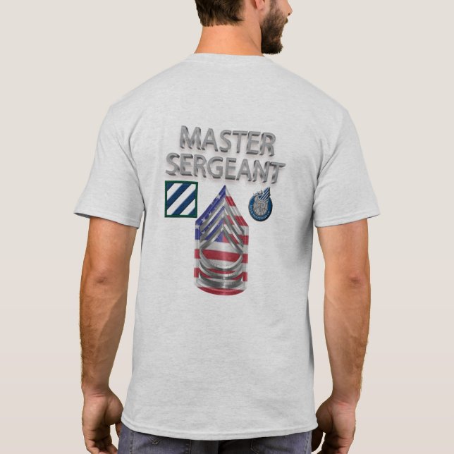 Tredje infanteridivisionens sergeant t shirt (Baksida)