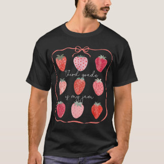 Tredje Klass är min Sylt 3RD Klass-jordgubbsbefruk T Shirt