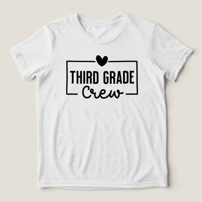 Tredje Klass-besättningen T Shirt (Design Framsida)