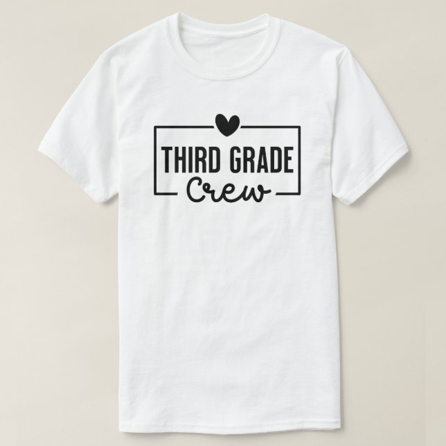 Tredje Klass-besättningen T Shirt (Design framsida)