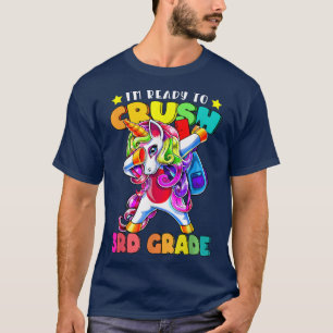 Tredje Klass-dabbing Unicorn Back to school Girls T Shirt
