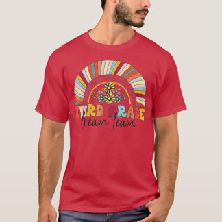 Tredje Klass Dream Teacher Team 3rd Klass tillbaka T Shirt
