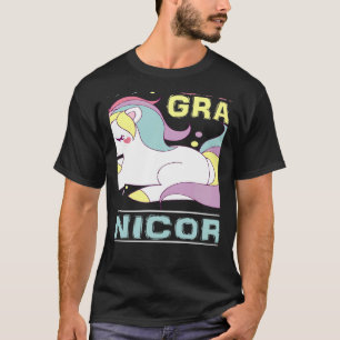 Tredje Klass-enhörnstenen i cute 3rd Klass tillbak T Shirt