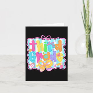 Tredje Klass flickor Back to school Bow Cute Coque Kort