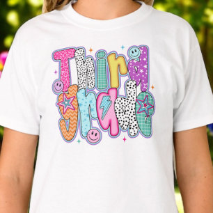 Tredje klass första skoldagen Coquette Preppy T Shirt