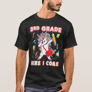 Tredje Klass här i Kom Dabbing Unicorn tillbaka ti T Shirt