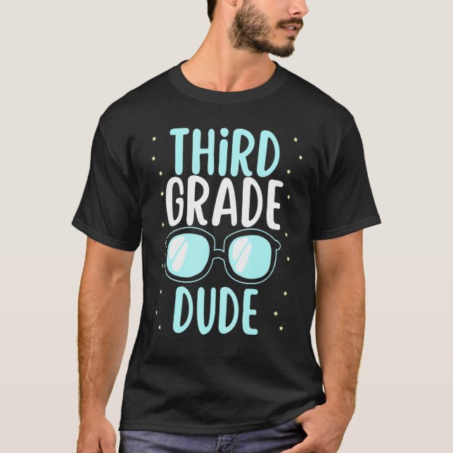 Tredje Klass Lärare Back to school T Shirt (Framsida)