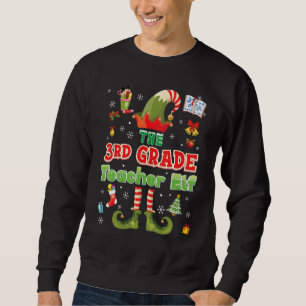 Tredje Klass-läraren Elf Squad-julen Tredje Sverig Lång Ärmad Tröja