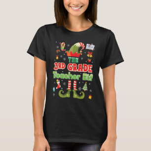 Tredje Klass-läraren Elf Squad-julen Tredje Sverig T Shirt