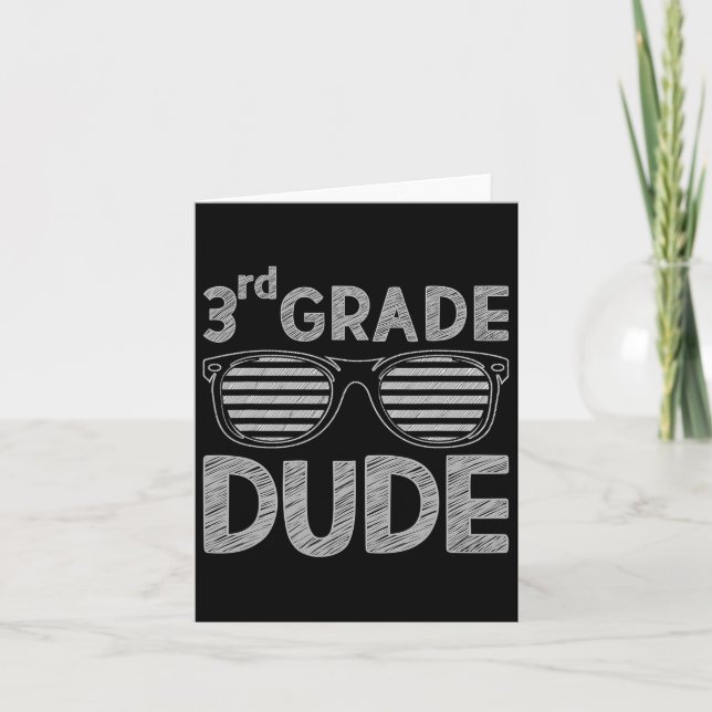 Tredje Klass-läraren i Klass, Studenter tillbaka Kort (Framsida)