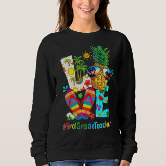 Tredje Klass-läraren Kärlek Lacher Life Pineapple T Shirt