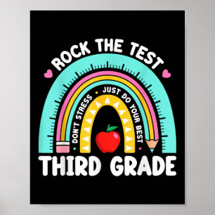 Tredje Klass-läraren Sten provningsdagen tredje Kl Poster