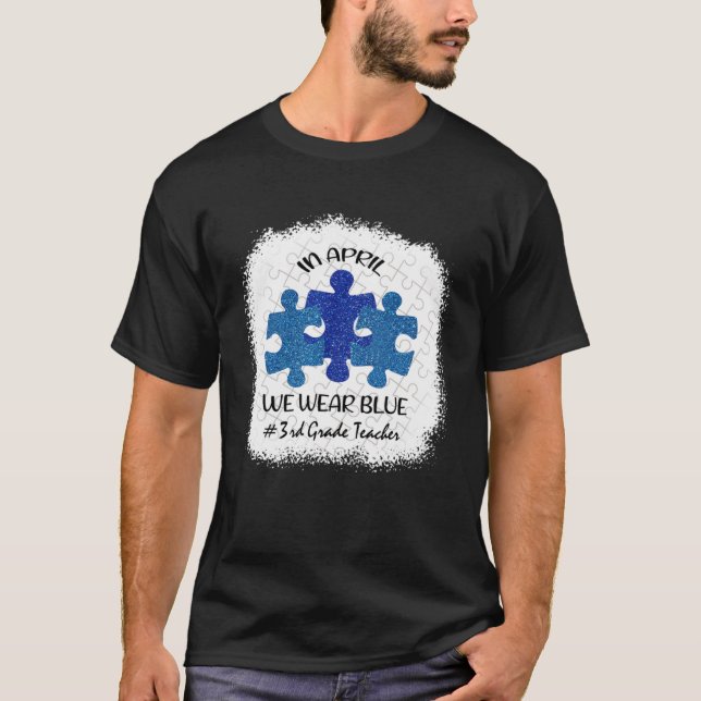 Tredje Klass-lärarmedvetandet i april T Shirt (Framsida)