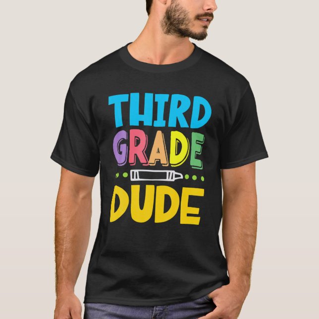 Tredje Klass | Lönsam första skoldag T Shirt (Framsida)