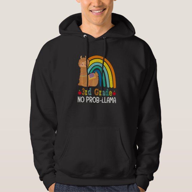 Tredje Klass: Prob Llama Tredje Klass Team Lacher  Hoodie (Framsida)