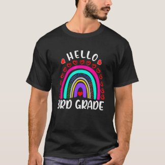 Tredje Klass Regnbåge Girls Boys Lärarteam 3 GR T Shirt