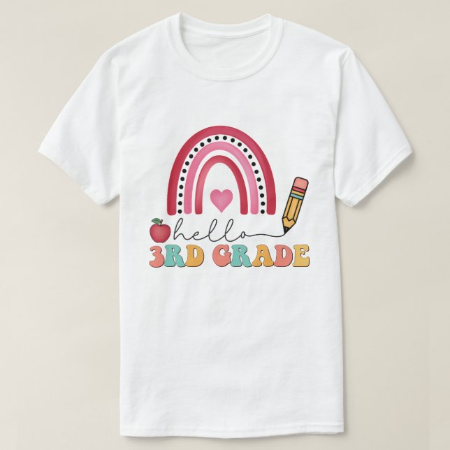 Tredje Klass-skolan T Shirt (Design framsida)