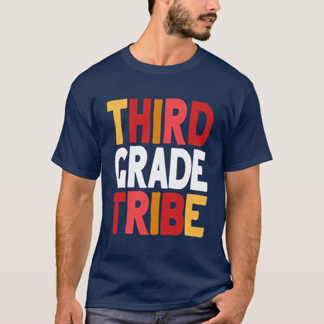 Tredje Klass-stamläraren Back to school T Shirt (Framsida)