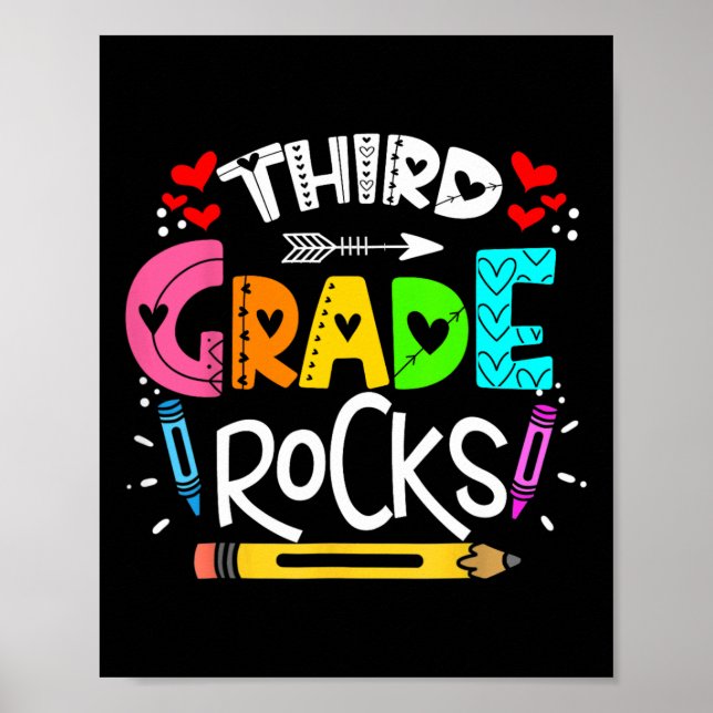 Tredje Klass-Sten tredje Klass-Back to school Poster (Framsidan)