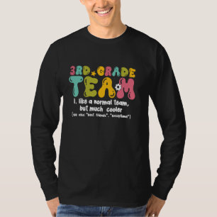 Tredje Klass-teamet som ett vanligt team men mycke T Shirt