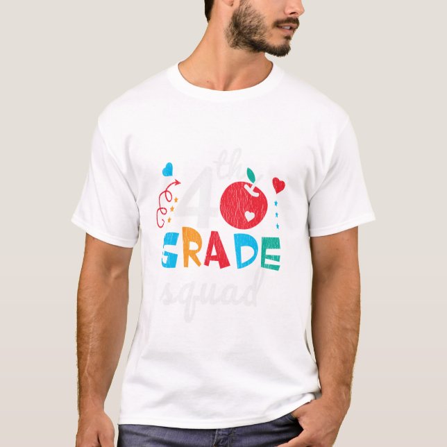 Tredje Klass-torget Student Back to school T Shirt (Framsida)