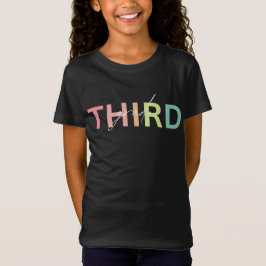 Tredje klass tröja, 3:e klass lärartröja, Baksida T Shirt