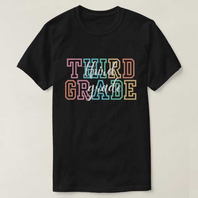 Tredje Klass Tröja för lärare, tredje Klass Tröja  (Design framsida)