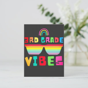 Tredje Klass Vibes Back to school Lärare och Stude Helg Vykort