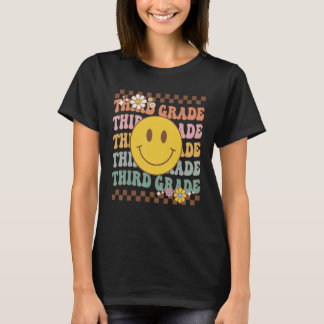 Tredje klass vintage retro 3:e klass tillbaka till t shirt