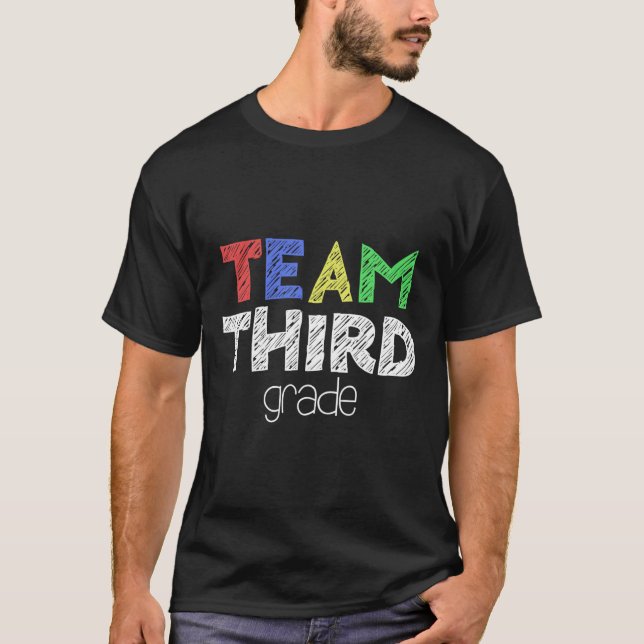 Tredje Klassen Klass Back to school T Shirt (Framsida)