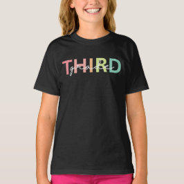 Tredje klassens skjorta, 3:e klass lärarskjorta, B T Shirt