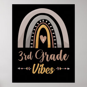 Tredje Klassens Vibbar Regnbåge Tredje Klass Tillb Poster