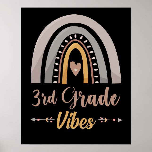 Tredje Klassens Vibes Regnbåge Tredje Klassens Åte Poster (Framsidan)