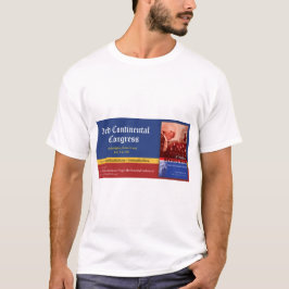 Tredje kontinentalkongressen t shirt