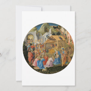 Tredje magernas tillbedjan av Fra Angelico och Fil Inbjudningar