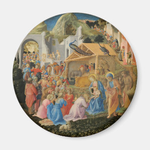 Tredje magernas tillbedjan av Fra Angelico och Fil Magnet