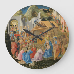 Tredje magernas tillbedjan av Fra Angelico och Fil Stor Klocka