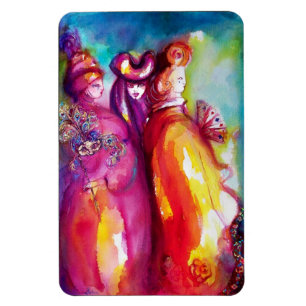 TREDJE MASK/Venetian Carnival MasqueraBoll Magnet