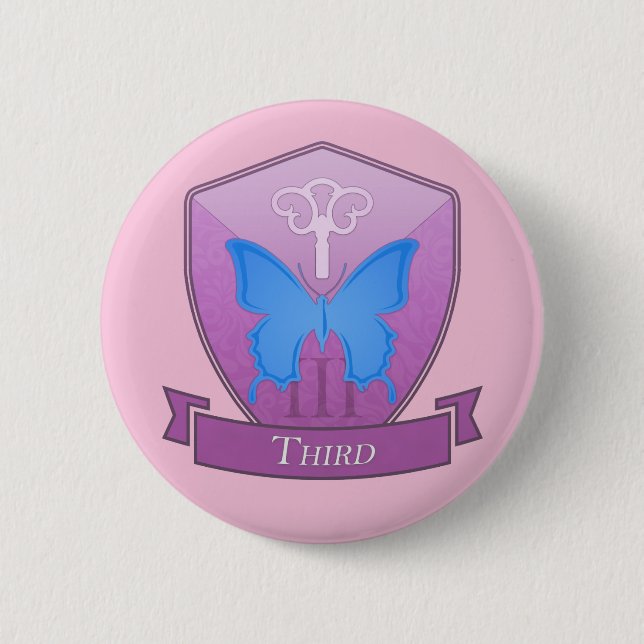 Tredje - Mt. Calibe School Pin Knapp (Framsida)